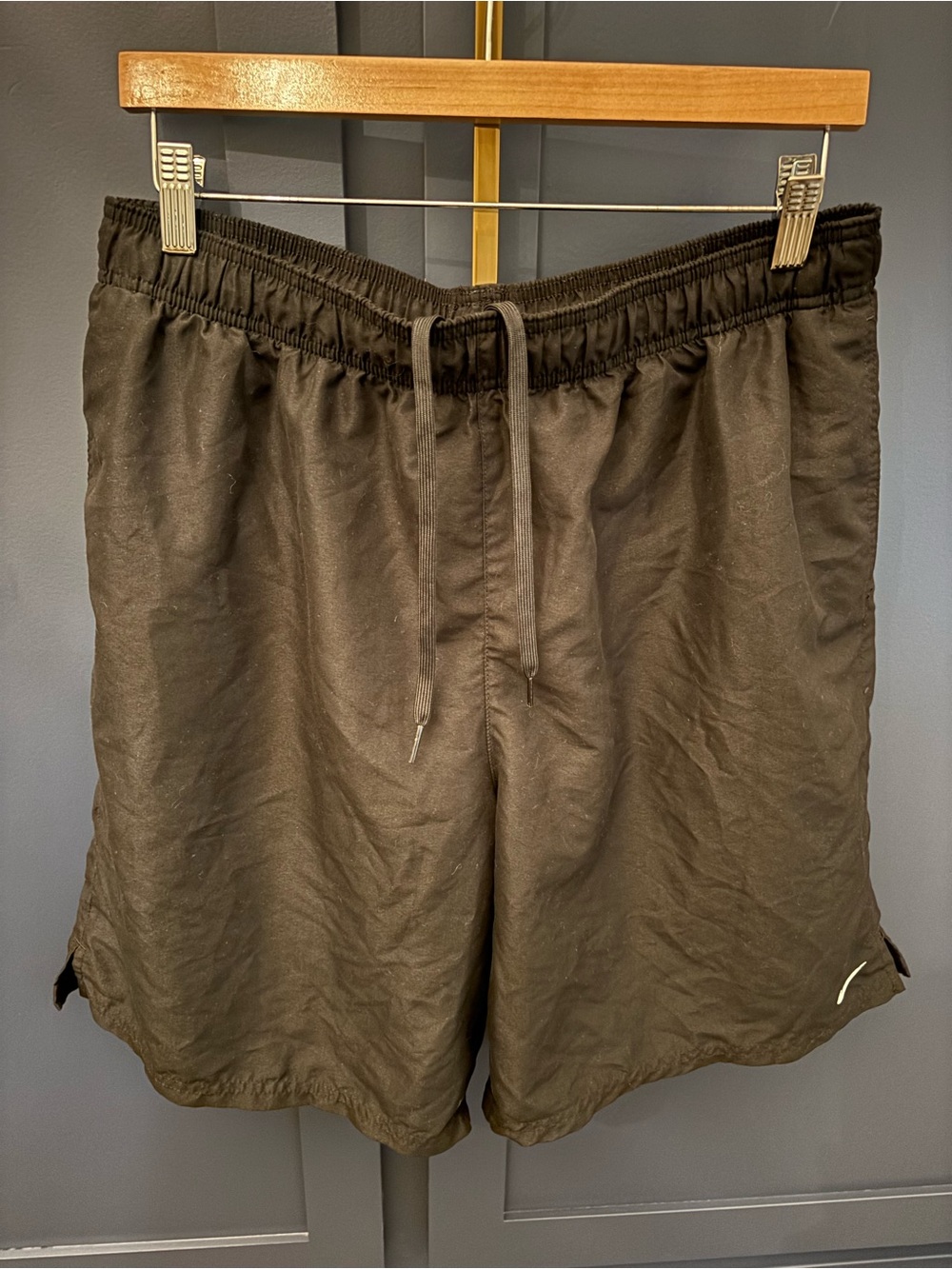 Nike Men's Black Athletic Drawstring Shorts